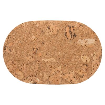 Casafina Cork Collection Iceberg natural Set 4 Oval Placemats, CK12054-IN, 840289003824