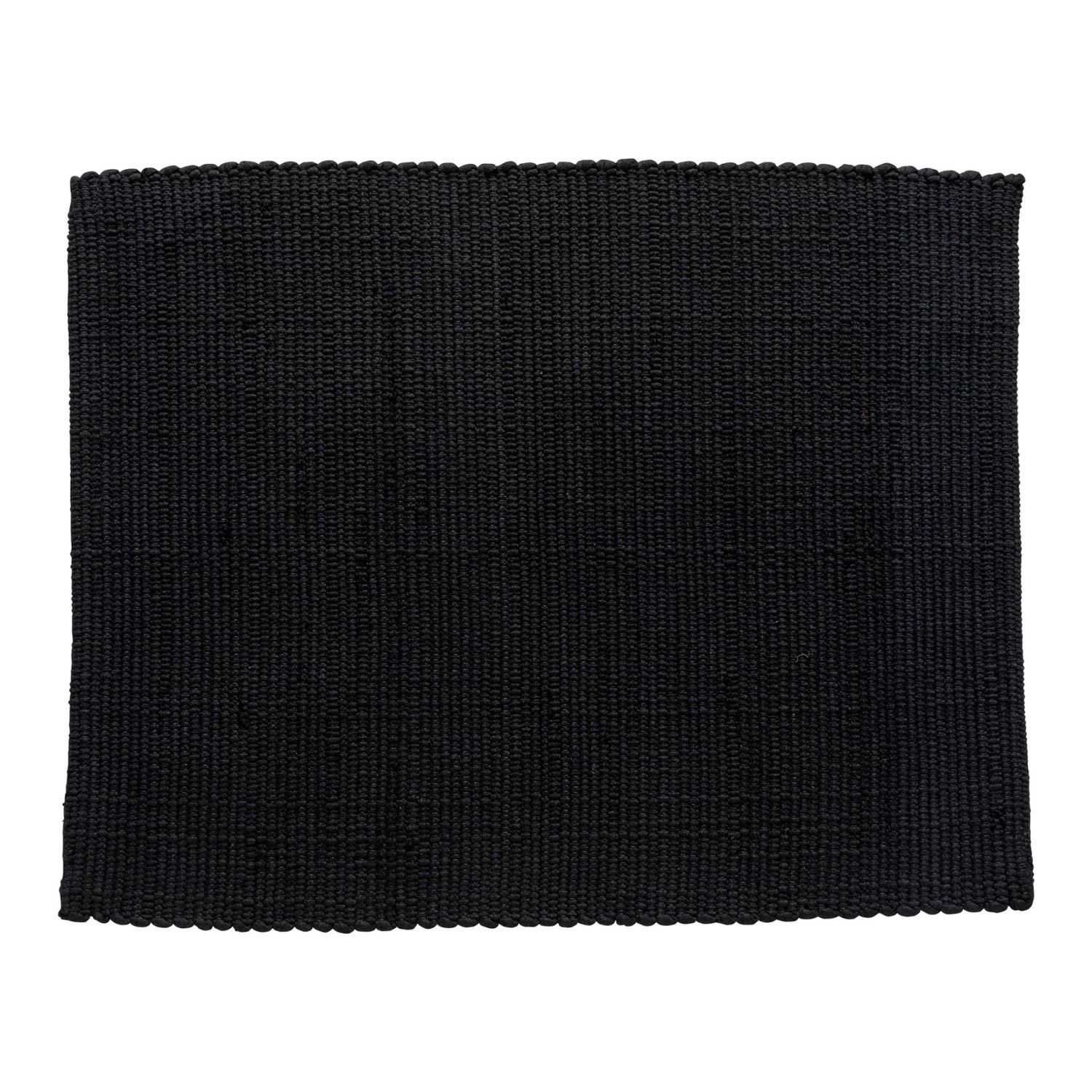 Casafina Table Linens - Joana Black Placemat 100% Recycled Cotton, CFT0103-BLK, 840289051405