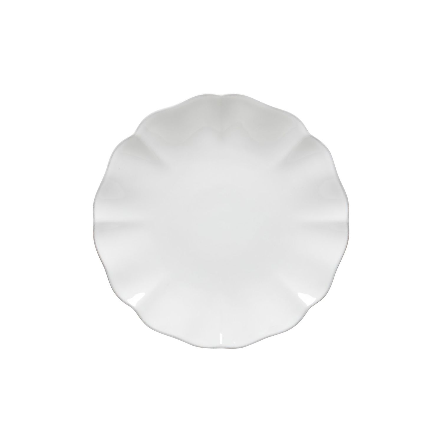 Costa Nova Rosa White Dinner Plate, DAP252-WHI, 5606739975128