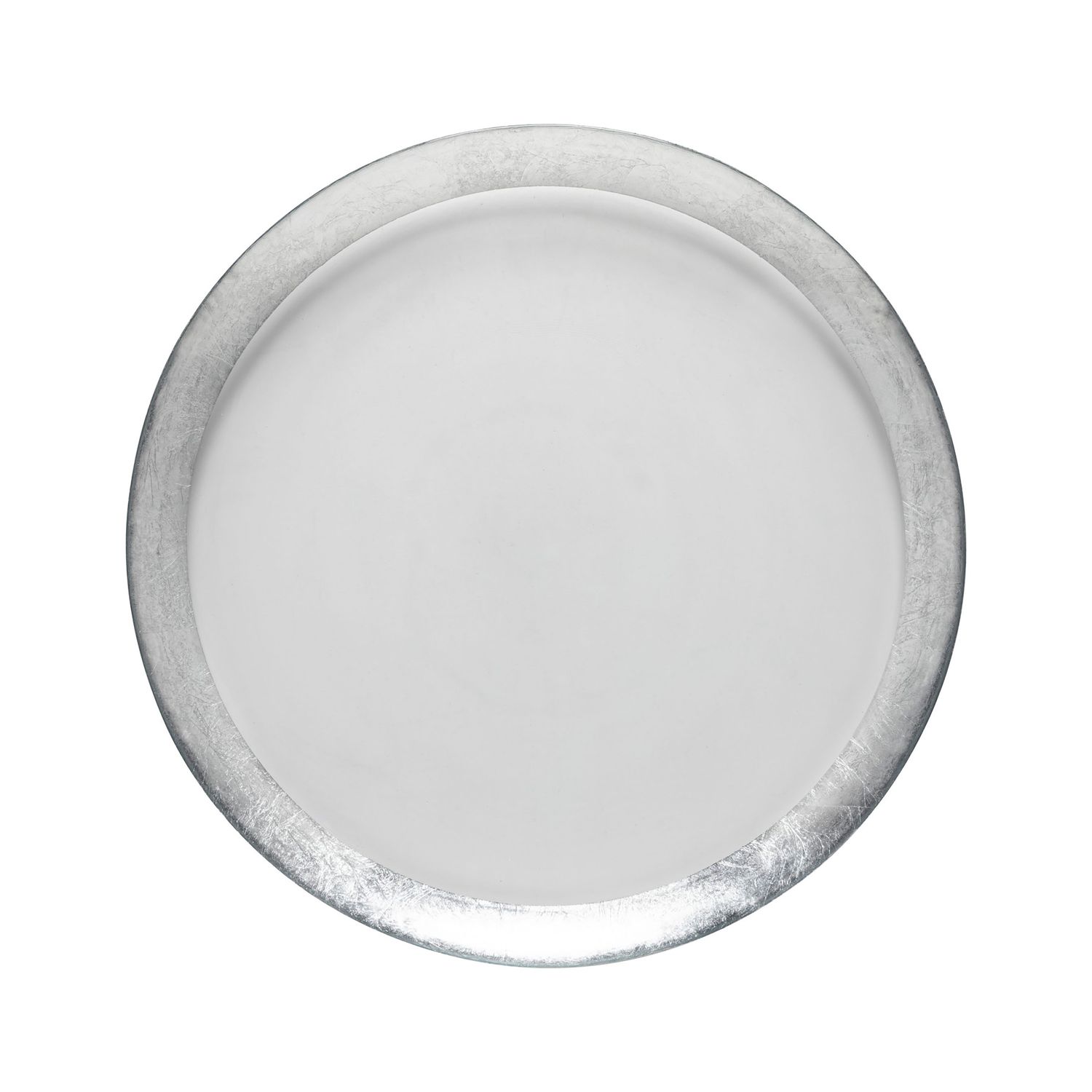 Casafina Camilla Silver Glass Band Charger Plate, V10330-SLV, 840289064252