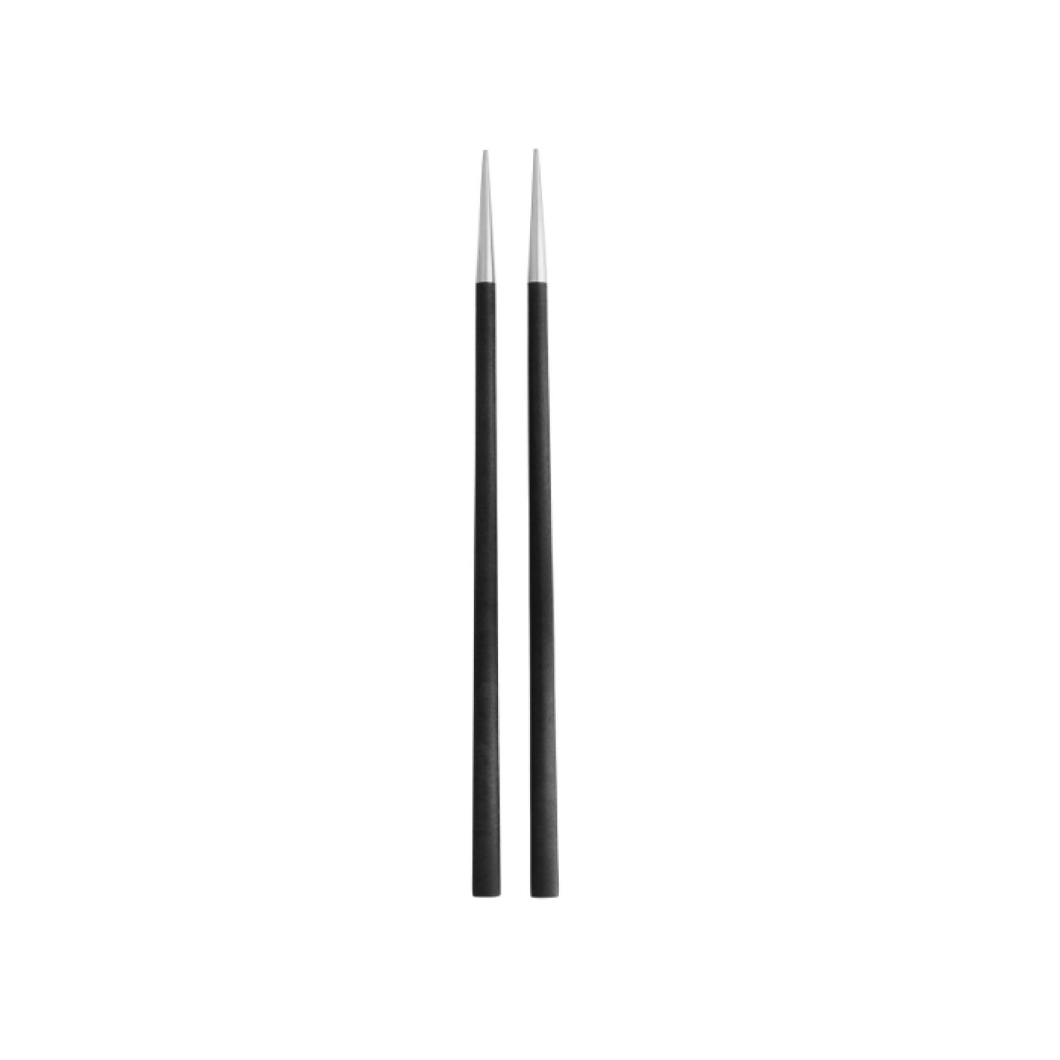 Costa Nova Mito Brushed black cable Chopstick Set 2, C20320-BLK, 5606739937539