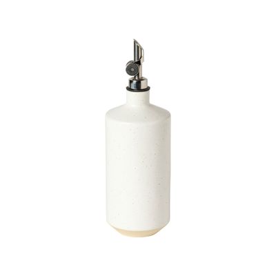 Casafina Modern Storage White Cruet with Wheel Drizzler, JPD191-WHI, 840289051306
