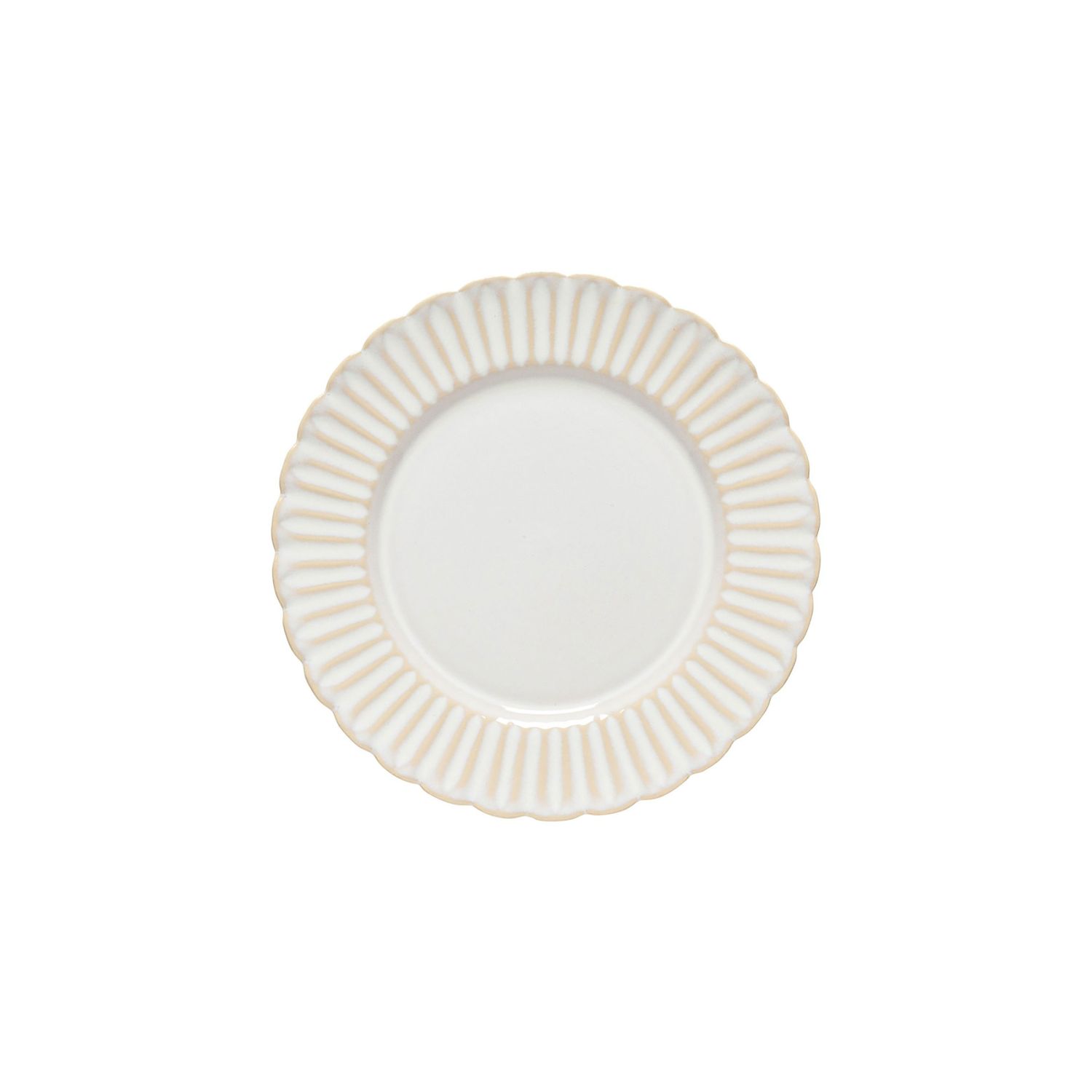 Costa Nova Cristal White Salad Dessert Plate, STP222-WHI, 5606739974756