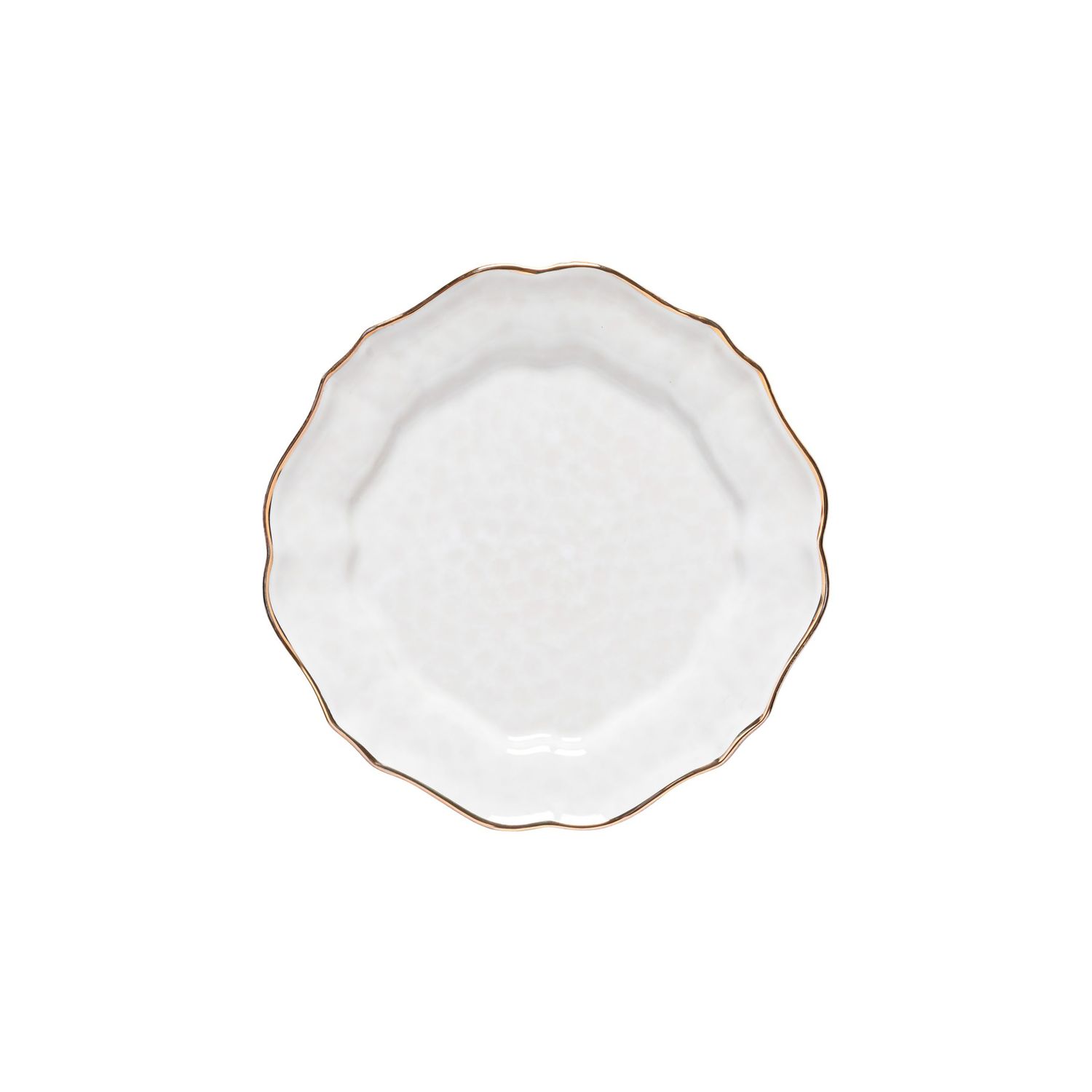 Casafina Impressions White-gold Salad Plate, IM502-WGD, 840289011881