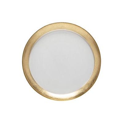 Casafina Camilla Gold Glass Band Dinner Plate, V10326-GLD, 840289064269