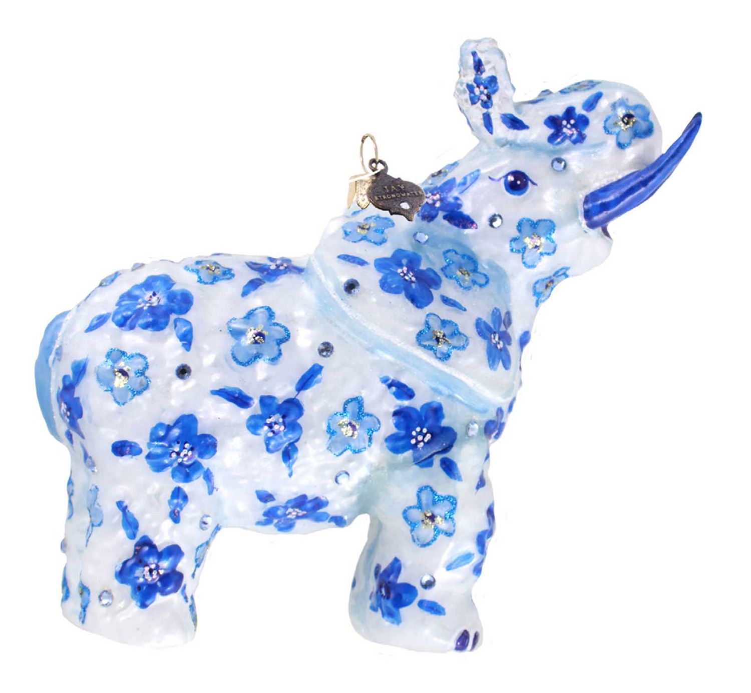 Jay Strongwater Bouquet Elephant Ornament SDH20141-284, 848510045735