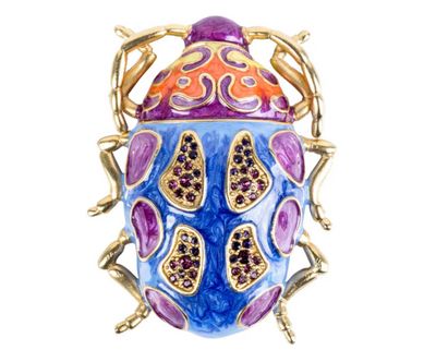 Jay Strongwater Celo Beetle Objet Figurine SDH2600-256, 848510045148
