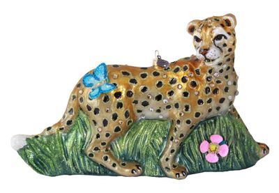 Jay Strongwater Spotted Majesty Ornament SDH20148-220, 848510045858