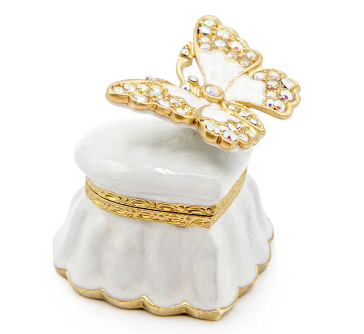 Jay Strongwater Mini Heart and Butterfly Box Bridal SDH7438-219, 848510044530