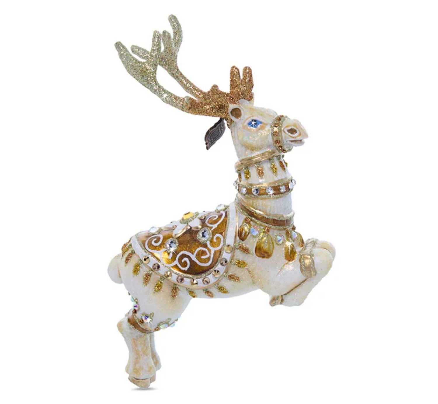 Jay Strongwater Blitzen Glass Ornament SDH20106-250, 848510044295