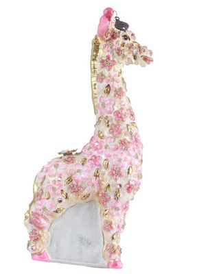 Jay Strongwater Pink Floral Giraffe Ornament SDH20140-256, 848510045711