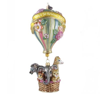 Jay Strongwater 2025 Annual Baby Balloon Ornament SDH20145-205, 848510045803
