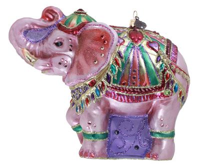 Jay Strongwater Opulent Elephant Ornament SDH20129-256, 848510045605