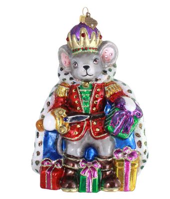 Jay Strongwater Mouse King Ornament SDH20114-250, 848510045414