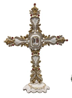 Jay Strongwater 2025 Francis Jeweled Cross SDH1910-232, 848510045384