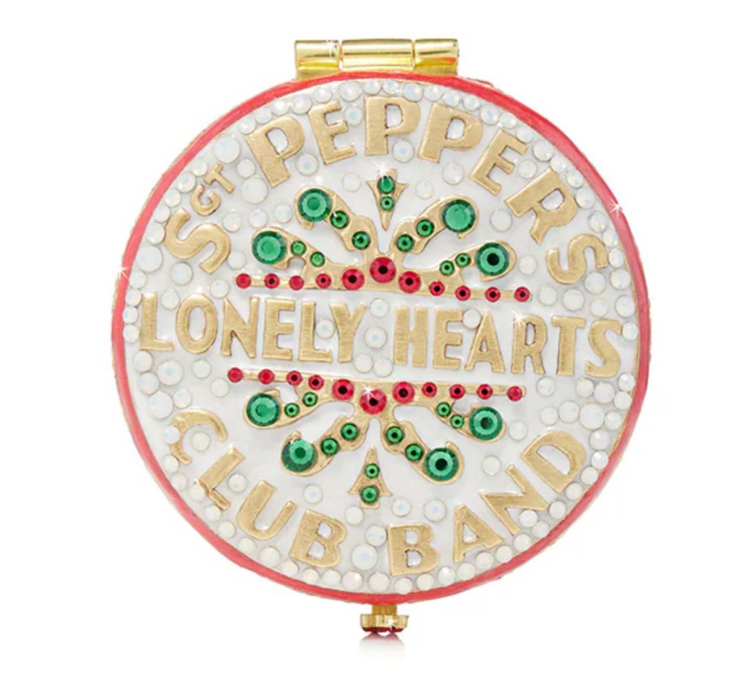 Jay Strongwater 2.5 Inch Sgt. Pepper&#39;s Compact Mirror  SCB8092-202, 848510044141