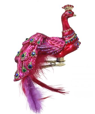Jay Strongwater Peacock Ornament Clip SDH20117-202, 848510045445