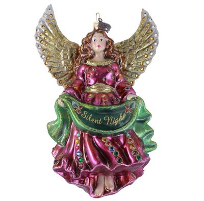 Jay Strongwater Silent Night Angel Ornament SDH20124-250, 848510045551