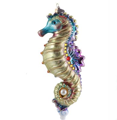 Jay Strongwater Coastal Seahorse Ornament SDH20136-230, 848510045674