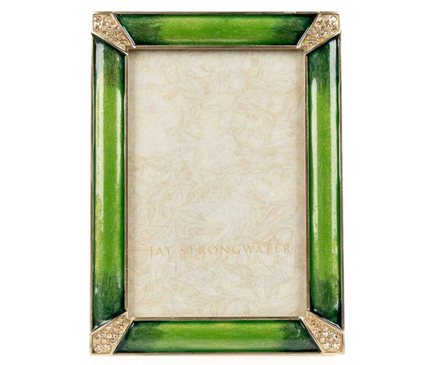 Jay Strongwater 4  x 6 Inch Lavinia Emerald Picture Frame SPF5915-242, 848510045315