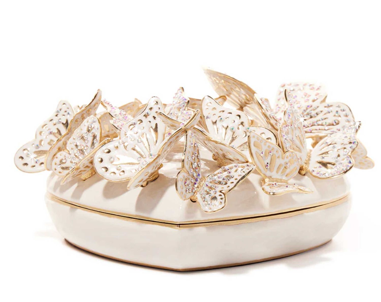 Jay Strongwater Amelia Opal Heart Box SDH7439-219, 848510045018