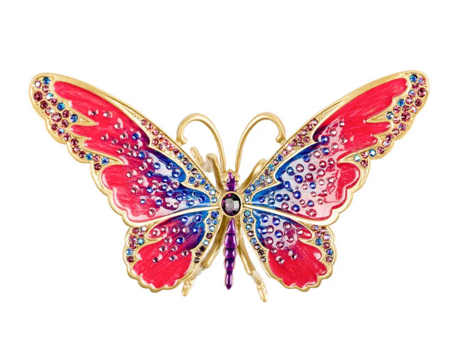 Jay Strongwater Puccini Large Butterfly Objet Figurine SDH1928-202, 848510045094