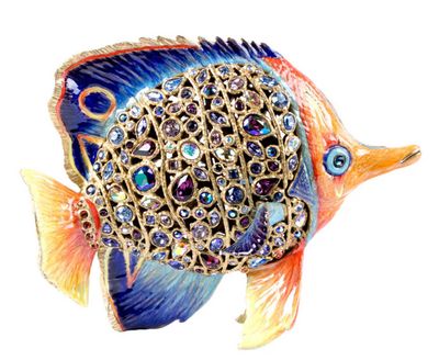 Jay Strongwater Westin Butterfly Fish Figurine SDH1823-239, 848510045179
