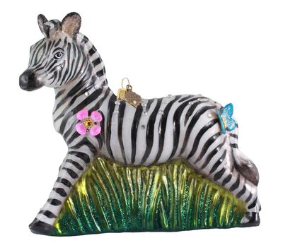 Jay Strongwater Striped Blossom Ornament SDH20151-220, 848510045889