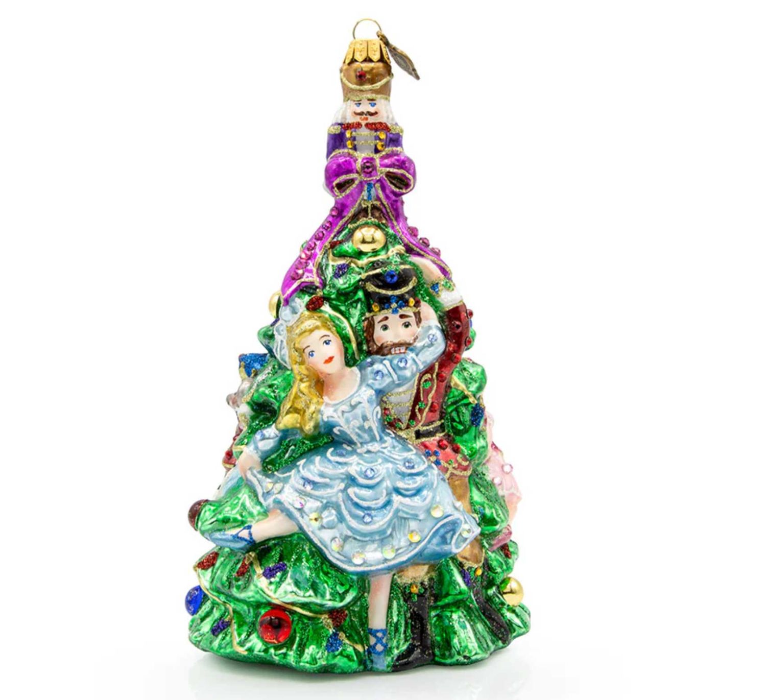 Jay Strongwater Clara and the Nutcracker Glass Ornament SDH20094-250, 848510044394