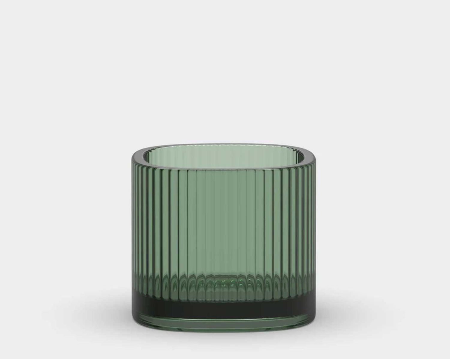 Orrefors Magica Votive Super Circle Green Medium 6541022, 7321646109784