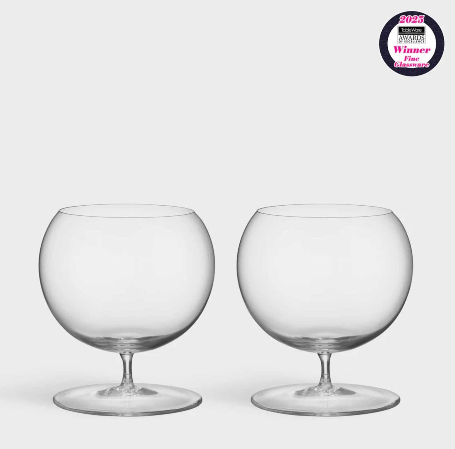 Orrefors Geometry Cognac Set of 2 6540807, 7321646102112