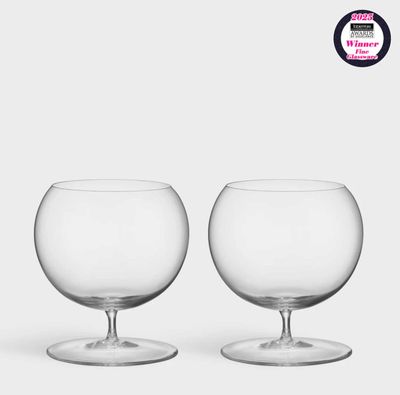 Orrefors Geometry Cognac Set of 2 6540807, 7321646102112