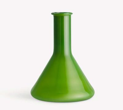Kosta Boda Lab Measuring Flask Vase Green 7042511, 7321646113866