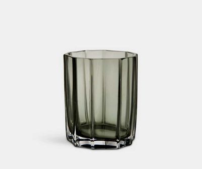 Orrefors Reed Votive Moss Green Medium 6540624, 7321646108015