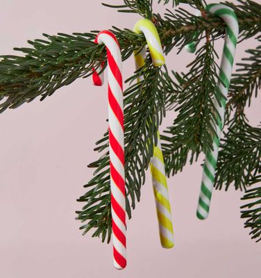 Kosta Boda Polka Candy Cane White Red 7092421, 7321646104604