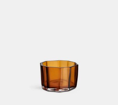 Orrefors Reed Votive Amber Small 6540622, 7321646107995
