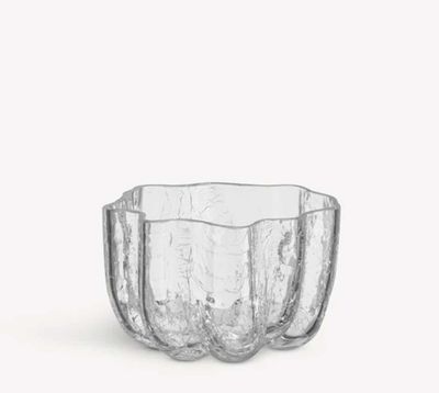 Kosta Boda Crackle Bowl Votive Clear 7062424, 7321646109487