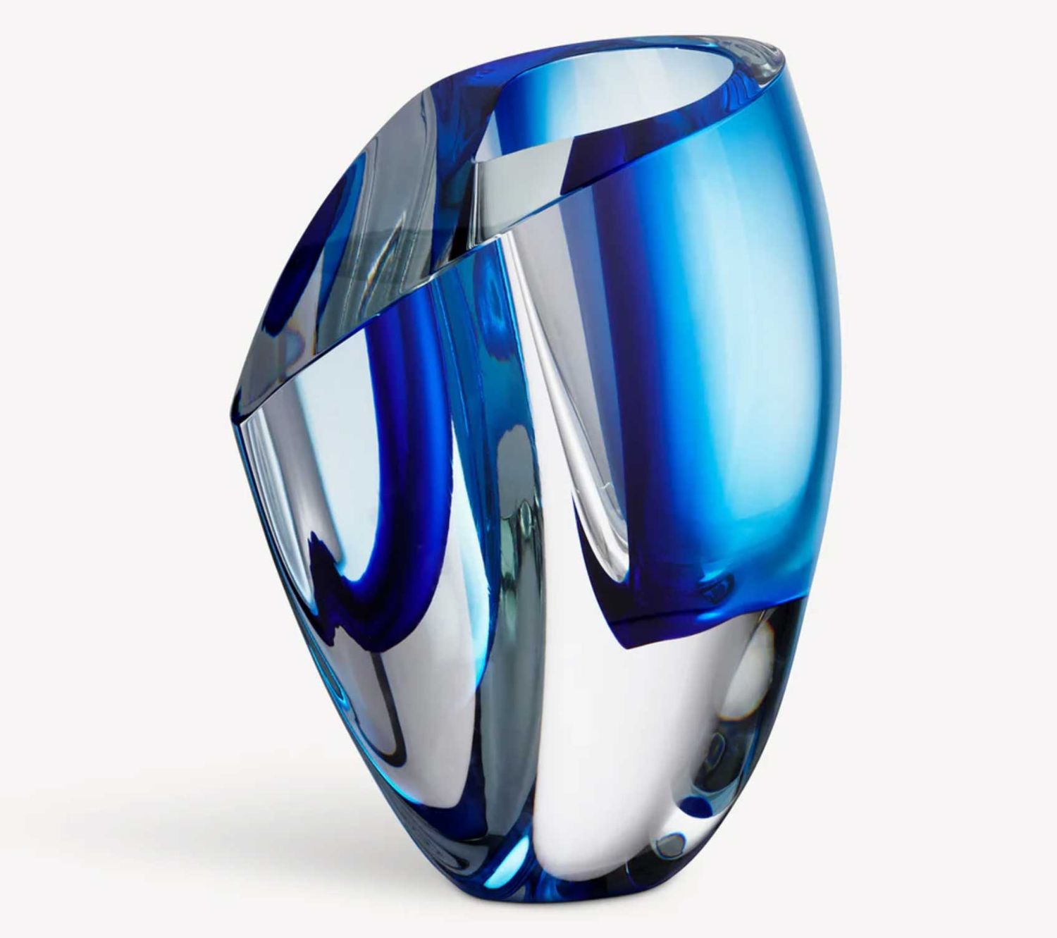 Kosta Boda Mirage Vase Blue Blue Large 7042500, 7321646113583