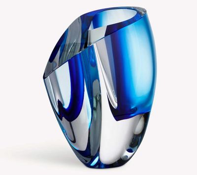 Kosta Boda Mirage Vase Blue Blue Large 7042500, 7321646113583