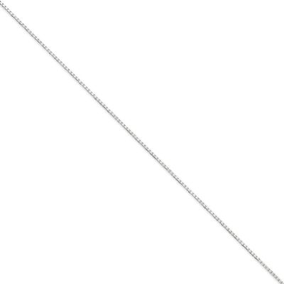 1.35mm Box Chain 30 Inch 14k White Gold WLB150-30, MPN: WLB150-30, 886774432465