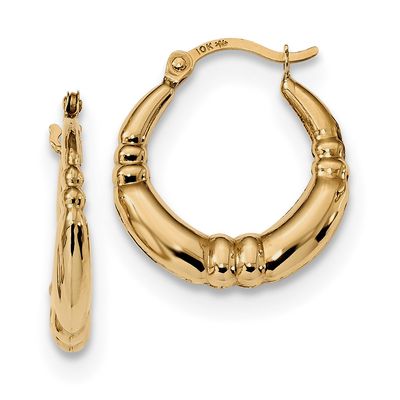 Hoop Earrings 14k Gold Polished TF1242, MPN: TF1242, 191101058257