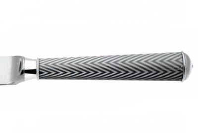 Ercuis Zigzag Brown Grey Carving Fork 10 Inch Silver Plated F600556-45, MPN: F600556-45, 8014808207…