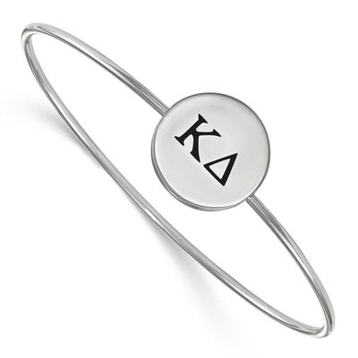 Kappa Delta Enameled Slip-on Bangle Sterling Silver SS025KD-7, MPN: SS025KD-7, 886774604596