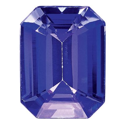 Tanzanite 7X5mm Emerald Cut AA Quality Gemstone TZ-0705-OCE-AA, MPN: TZ-0705-OCE-AA,