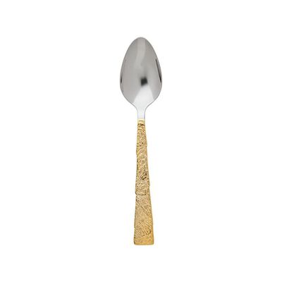 Ricci Slate Dinner Spoon 18/10 Stainless Steel Gold-plated 16003, MPN: 16003,