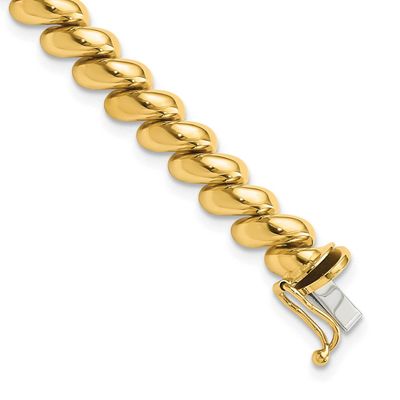 San Marco Bracelet 8 Inch 10k Gold 10SM10-8, MPN: 10SM10-8,