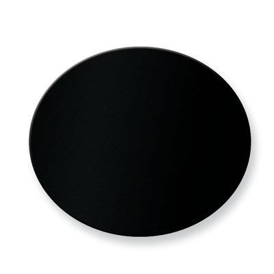 1 1/2 x 1 3/4 Oval Black Anodized Aluminum Plates-Sets of 6  GM3718-BA, MPN: GM3718-BA,