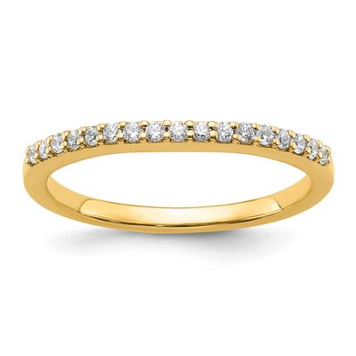 1/6 Carat Diamond Contoured Complete Wedding Band 14k Gold RM7891B-018-YAA, MPN: RM7891B-018-YAA,