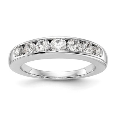 7-Stone Diamond Channel Band 14k White Gold RM3302B-100-WAA, MPN: RM3302B-100-WAA,