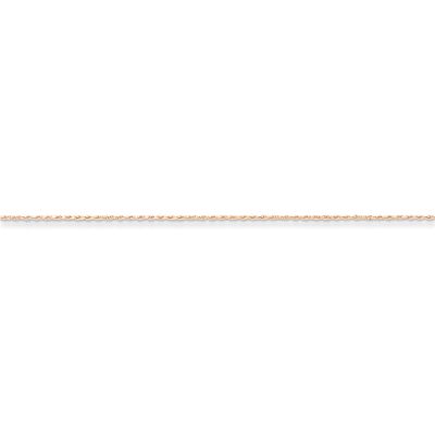 1mm Diamond-cut Rope 14k Rose Gold R010-7, MPN: R010-7, 886774994079